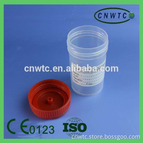 60ml plastic urine cup